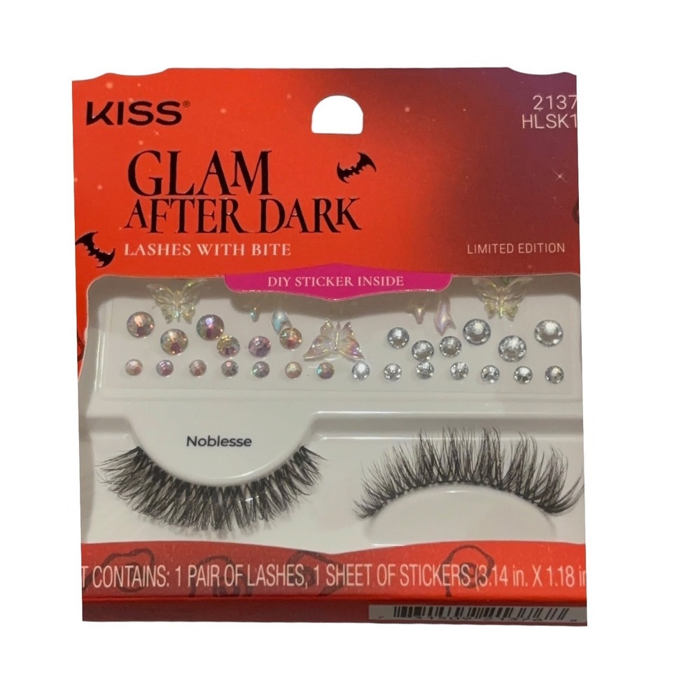 KISS Glam After Dark Limited Edition Noblesse False Eyelashes & DIY Stickers Kit
